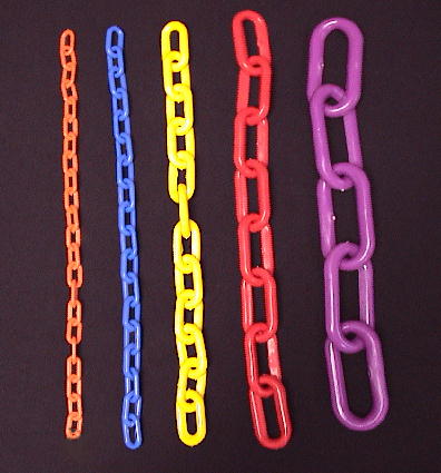 Plastic Chain: 5 Sizes